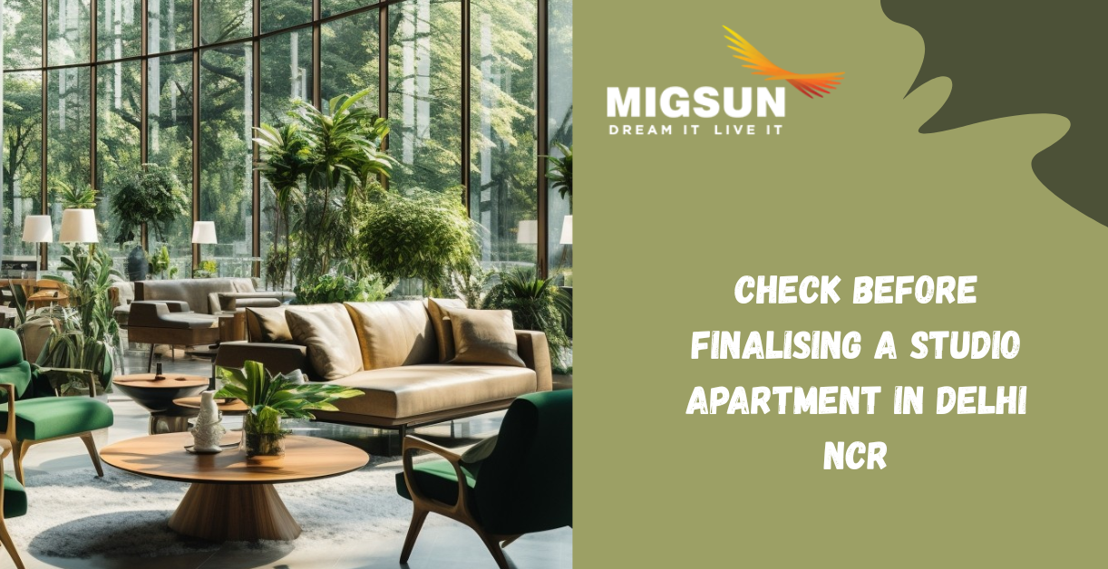 buy a studio apartment in Delhi